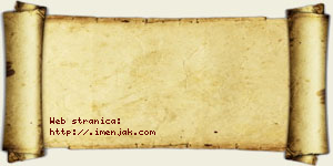 Neda Bzeničanin vizit kartica